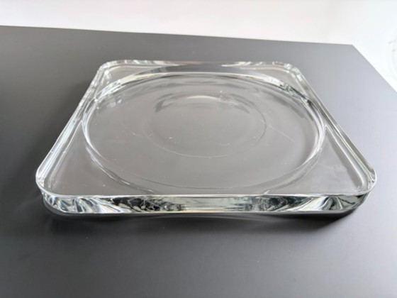 Coupe en Verre Lourd Vintage 28 Cm – Design Géométrique – Objets déco, Glass (photo 16 of 17)