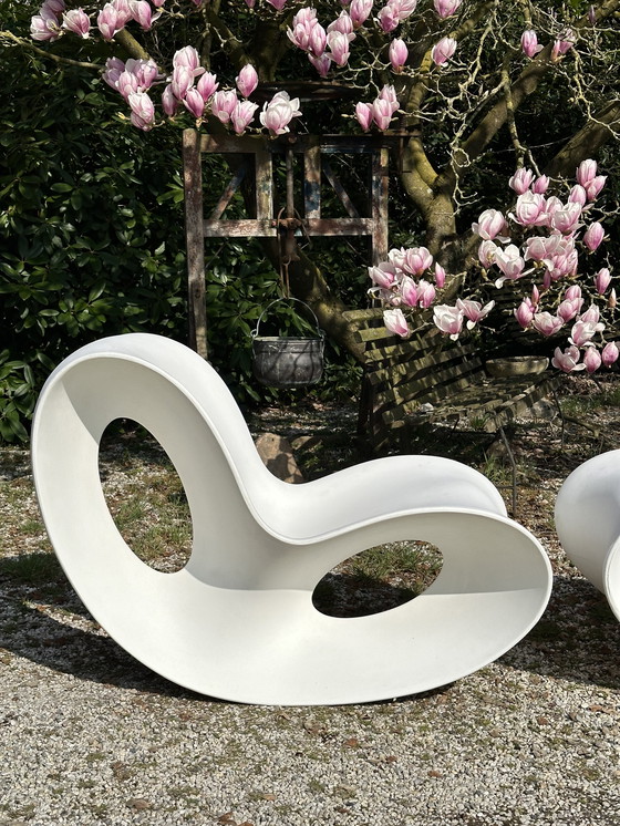 Image 1 of Magis Voido White Rocking Chair Rocking Chair 2 St
