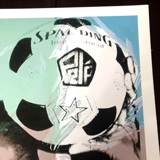 1990s After Andy Warhol "Pele" Lithograph – Lithographs & prints, Paper (photo 9 of 11)