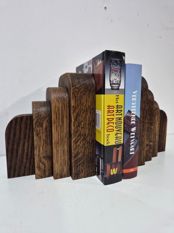 BOOKENDS - ART DECO / AMSTERDAM SCHOOL – ArtDecoOnline, Decorative Objects, Wood (photo 6 of 6)
