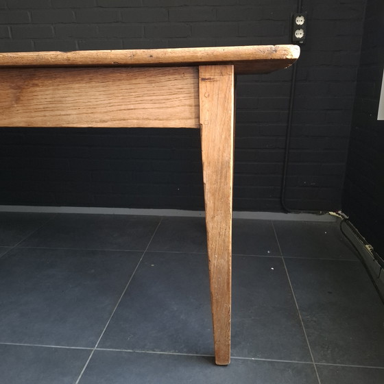Image 1 of Antique French farm table 228x85 oak