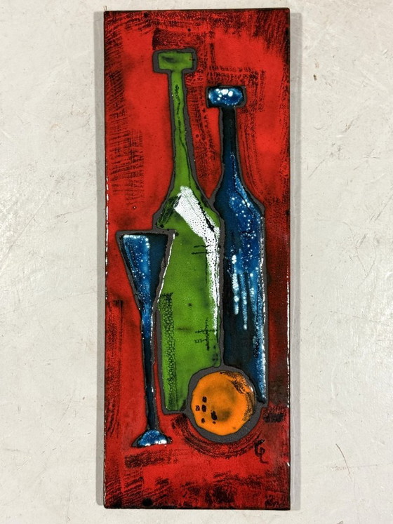 Botellas de cerámica para decoración de pared, Alemania, década de 1960 – Ceramic (photo 4 of 9)