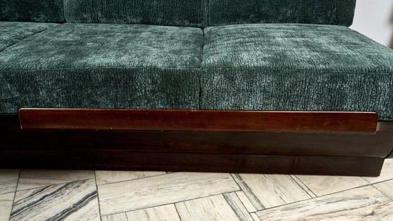Image 1 of Art Déco hoekslaapbank van Jindřich Halabala voor UP Závody, jaren 50, Tsjechoslowakije