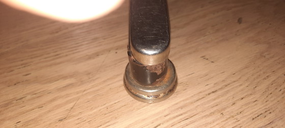 Image 1 of Poltrona direzionale Knoll Pollock vintage anni '70 – pelle nera, base a 4 stelle