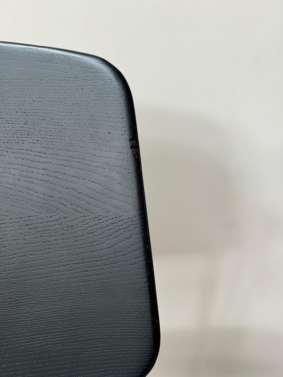 Image 1 of 4x Prostoria Unstrain Esszimmerstühle, Eiche Schwarz