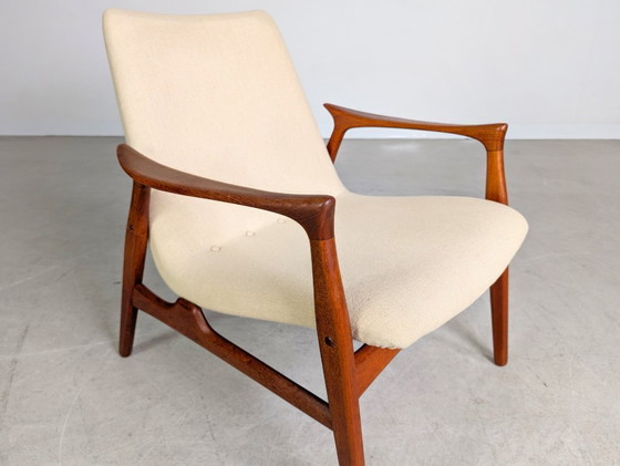 Image 1 of Fauteuil Arne Hovmand-Olsen Teak Mogens Kold fauteuil design