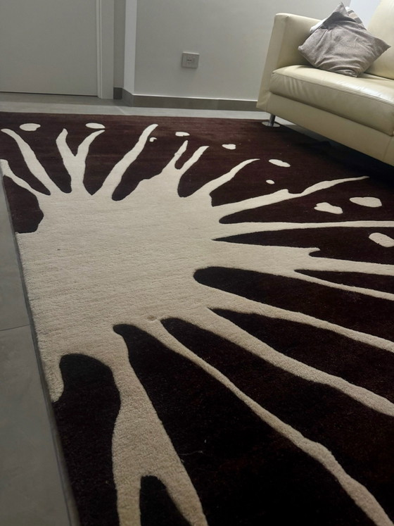 Tappeto di design marrone e panna – Tappeti, Lana (photo 3 of 5)