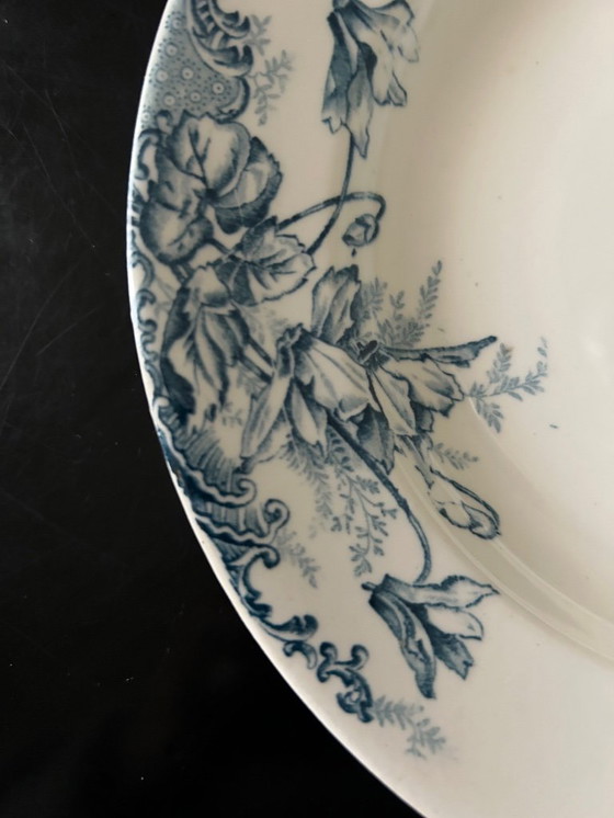 Image 1 of 13 Louis Graves Terre de Fer Cyclamen Soup Plates