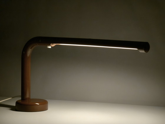 Image 1 of Lampe de bureau Tuben vintage des années 1970 par Anders Pehrson pour Ateljé Lyktan - Icône du design suédois de l'ère spatiale.