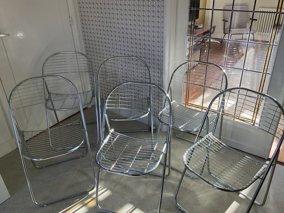 Image 1 of 6 Aland inklapbare draadstoelen