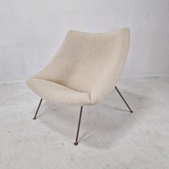 Image 1 of Vintage Oyster armchair with ottoman by Pierre Paulin for Artifort, 1960s