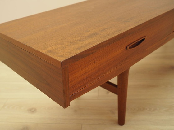 Image 1 of Buffet bas en teck, design danois, années 1960, fabriqué au Danemark