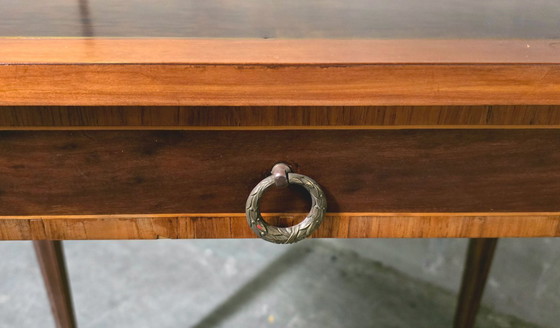 Image 1 of Small Louis XVI style marquetry desk