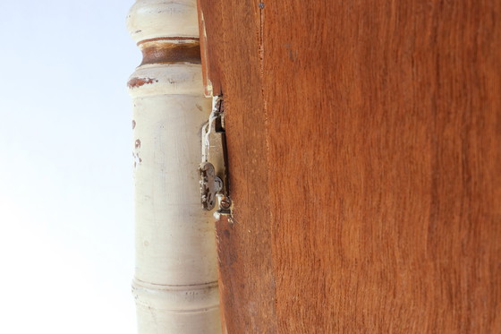 Image 1 of Mid Century - Miroir de coiffeuse en bois français de style baroque