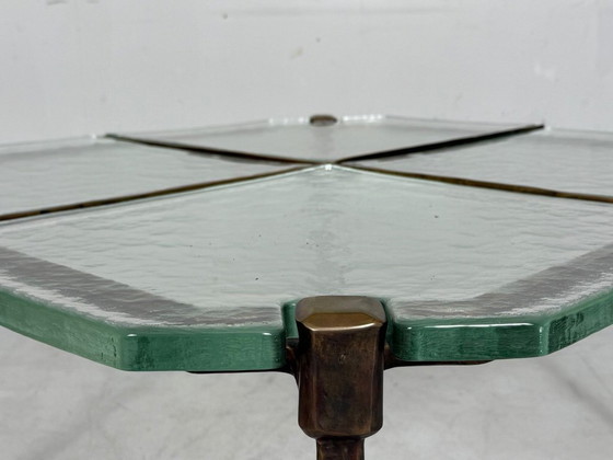 Image 1 of Brutalist side table/coffee table from the 1980s by Lothar Klute, Germany.