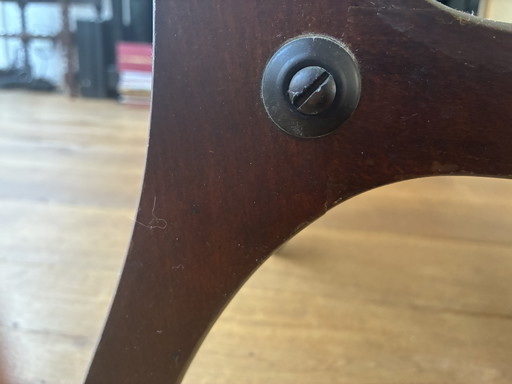 Carrito de servicio de madera vintage de los años 50/60