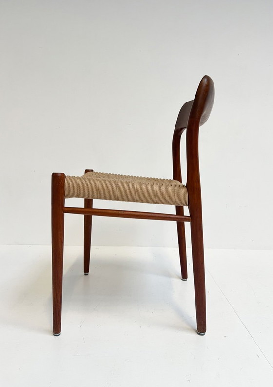 Image 1 of Sedia modello 75 restaurata di Niels O. Möller, anni '50