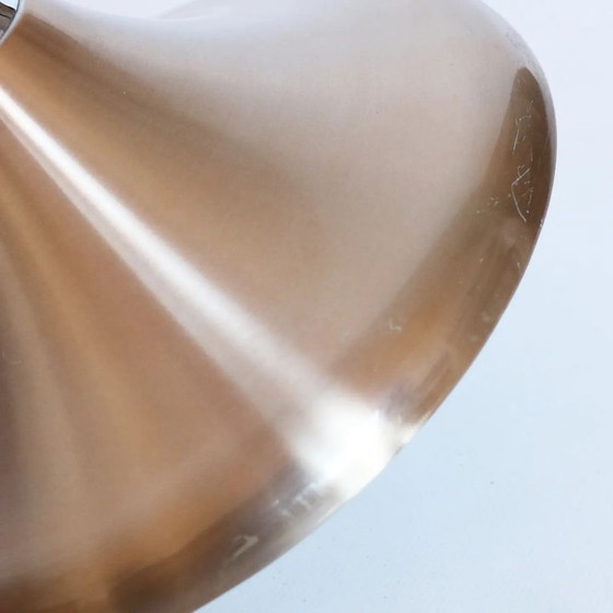 Image 1 of Lampada da parete vintage modello tromba cromata