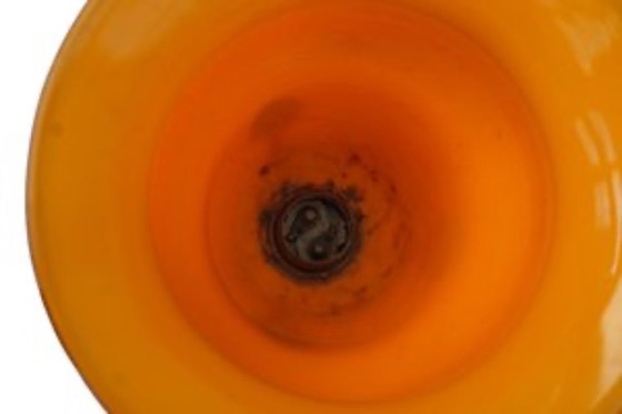 Image 1 of Art Deco lamp signed Paul Follot, dedicated to Jean Faure, Lötz shade