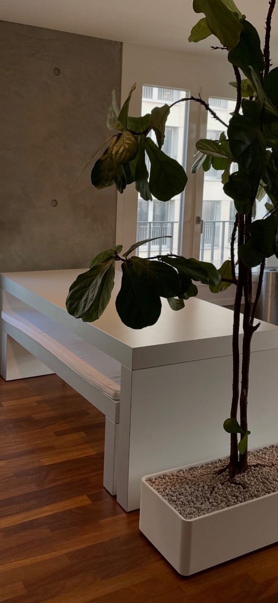 Image 1 of Bulthaup dining table with two benches