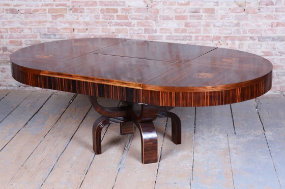 Restored Art Deco Extendable Table, by P. Follot, Ecole Boulle, France, 1920s – Paul Follot, Dining tables (photo 15 of 24)