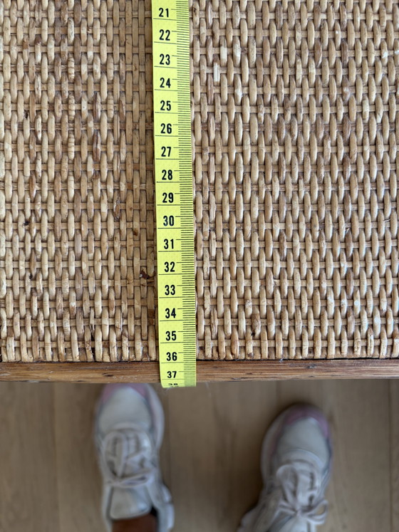 Vintage rotan en bamboe nachtkastje / bijzettafel – Jaren 70 Boho – Bamboo, Rattan (photo 8 of 8)