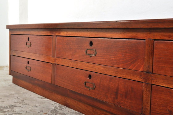 Image 1 of Antike Mahagoni-Kommode / Fernsehschrank, 1930er Jahre