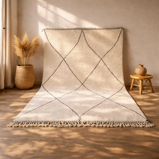 Berberteppich aus Naturwolle 200/300 – vloerkleden en tapijten, Wool (photo 2 of 5)