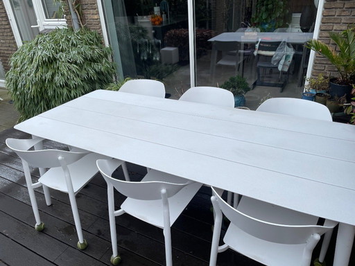 Design garden table with chairs