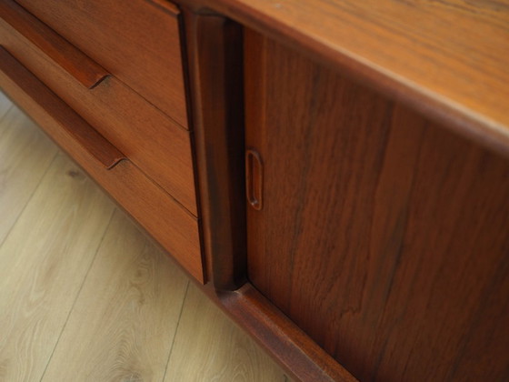 Image 1 of Teakhouten dressoir, Deens design, jaren 70, productie: Denemarken
