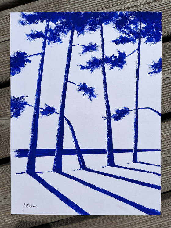 Acrylic on paper 40x30 – Paintings & Drawings, Wood (photo 11 of 12)