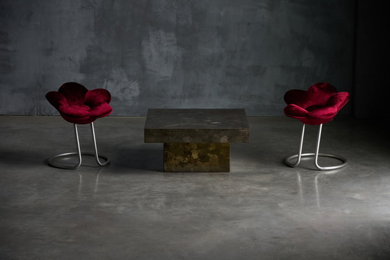 Image 1 of Tavolino brutalista in acciaio, Francia, anni '70