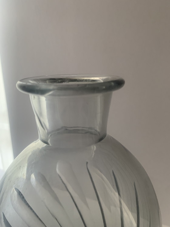 Image 1 of Wilhelm Wagenfeld Likörflasche Flasche liquor bottle Eremit Vereinigte Lausitzer Glaswerke Weißwasser WMF Bauhaus Design