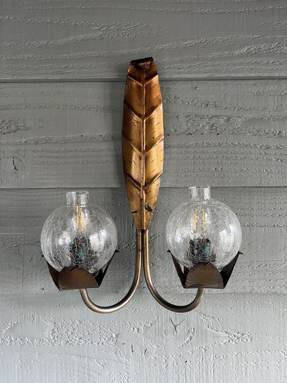 Image 1 of Vintage Hollywood Regency wall lamp