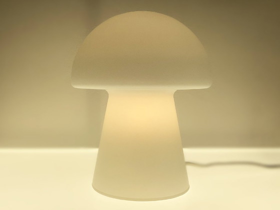 Image 1 of Lampada vintage in vetro a fungo dell'era spaziale