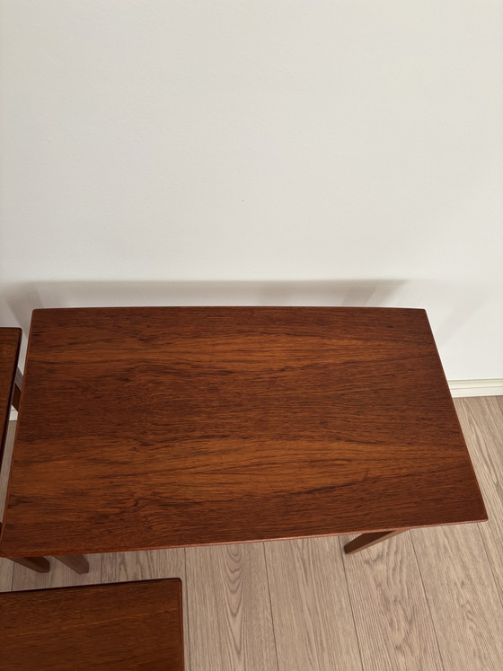 Mimiset Vintage Danese / Tavolini a Incasso Teak Forma Organica – Wood (photo 9 of 11)