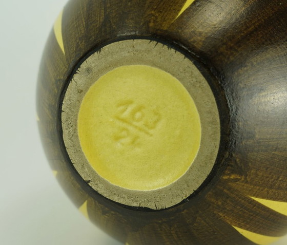 Image 1 of ilkra mid century VASE decor 'kairo' 1950s model 163-24 design ernst werner