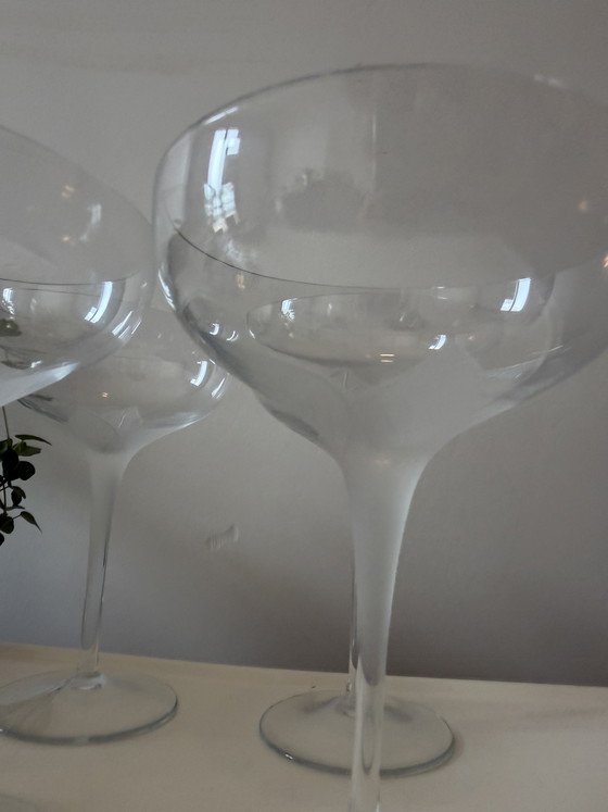 Image 1 of Set of 4 coupe champagne glasses