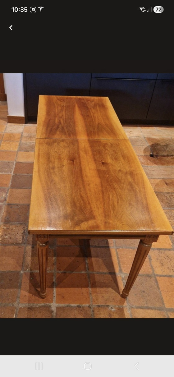 Image 1 of Set of 2 classic walnut side tables