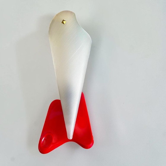 Franse, verstelbare wandlamp van rood plastic in mid-century modern stijl, jaren 60. – Wandlampen (photo 7 of 13)
