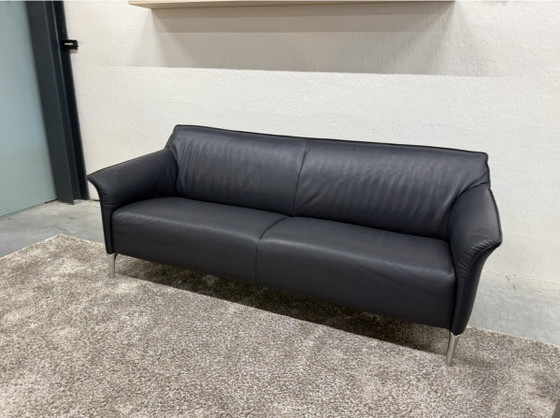 Image 1 of Leolux Mayon 3-seater sofa blue leather
