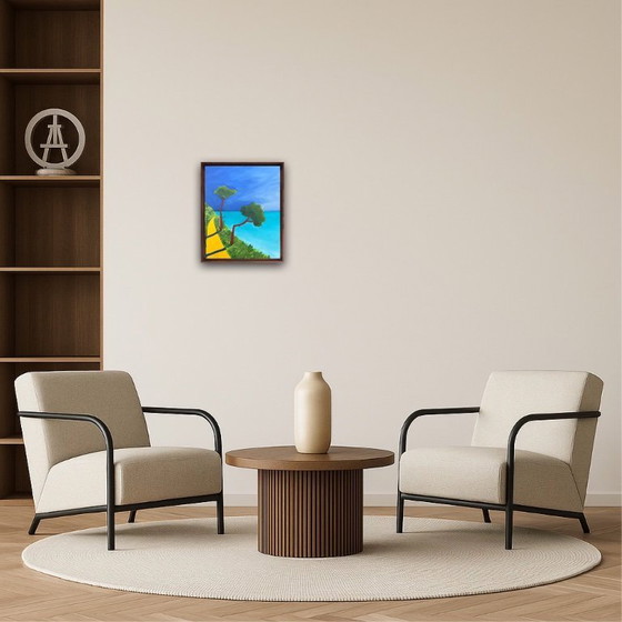 Image 1 of Óleo y acrílico sobre lienzo tensado. Tamaño 3F 27x22cm.