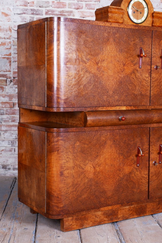 Gerestaureerd art-deco dressoir, van J. Halabala, UP Zavody, mahoniehout, Tsjechië, jaren 1920 – UP Závody (photo 5 of 44)