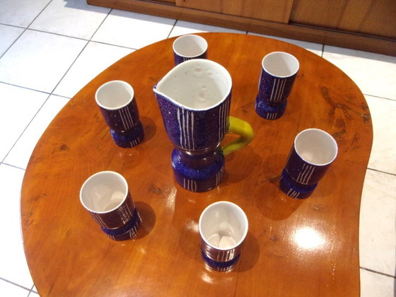 Image 1 of Ceramica 50 Marcel Guillot, servizio Aranciata.