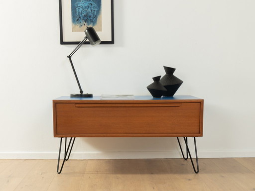 Elegante cassettiera blu anni '60 di WK Möbel