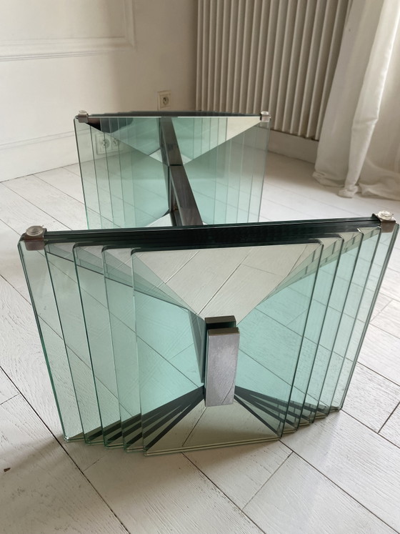 Image 1 of Tavolino da caffè in vetro Gallotti e Radice