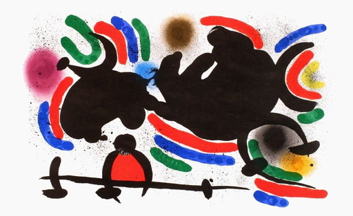 Joan MIRO Litografia Miro I-07 1972