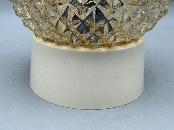 Image 1 of Vintage ceiling lamp in cut glass