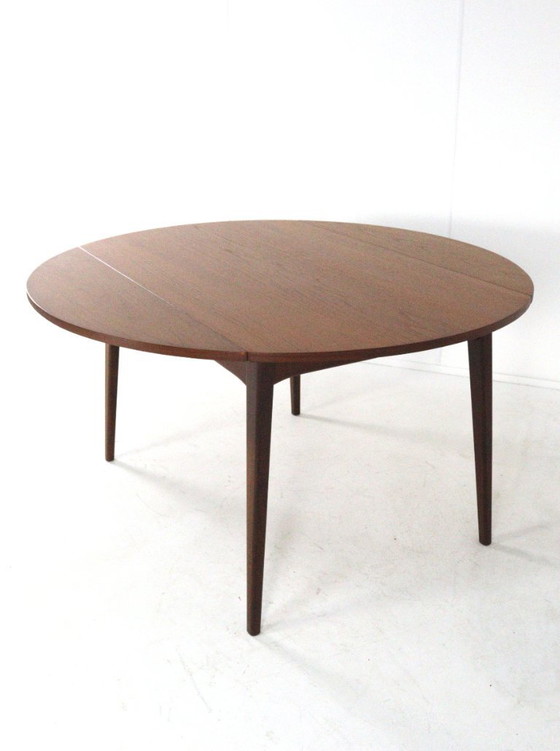 Image 1 of Louis van Teeffelen for Wébé round dining table 'Breda' vintage