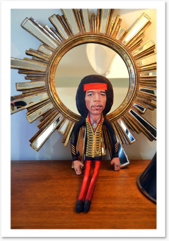 Image 1 of Jimi Hendrix kunstpop cadeau | Muziekkamerdecoratie | Verzamelbaar rockicoon | Woondecoratie voor volwassen fans